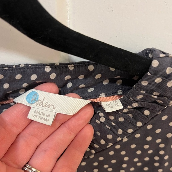 Biden Polka Dot Blouse Light weights Size 12 - Picture 2 of 7